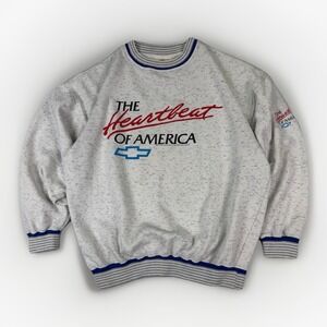Vintage 1990 Chevrolet Heartbeat Of America Sweatshirt Size Large Swingster